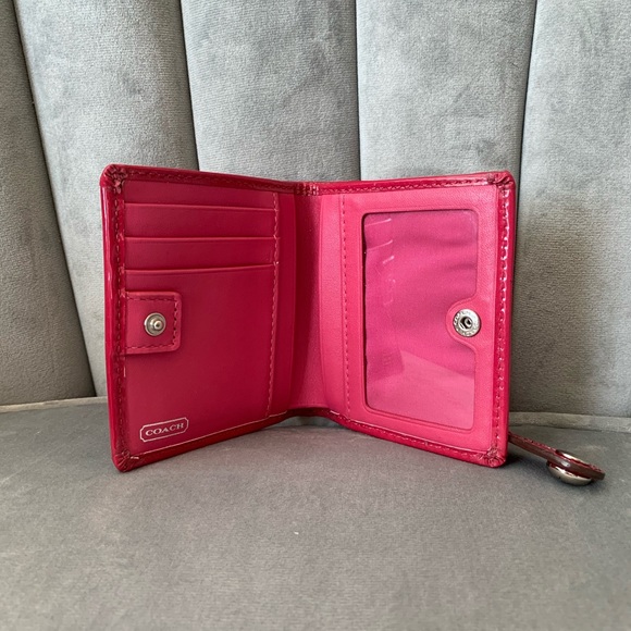 Coach patent leather small wallet - Picture 2 of 8